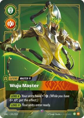Riftbound: League of Legends Trading Card Game - Unleashed - Master Yi - Wuju Master - Rare - Foil