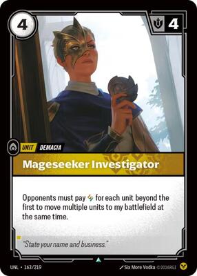 Riftbound: League of Legends Trading Card Game - Unleashed - Mageseeker Investigator - Uncommon - Normal