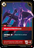 Riftbound: League of Legends Trading Card Game - Unleashed - Blighted Battleaxe - Rare - Foil