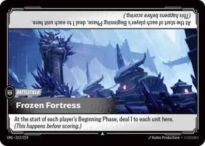Riftbound: League of Legends Trading Card Game - Unleashed - Frozen Fortress - 212/219 - Uncommon - Foil