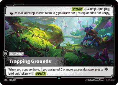 Riftbound: League of Legends Trading Card Game - Unleashed - Trapping Grounds - Uncommon - Normal