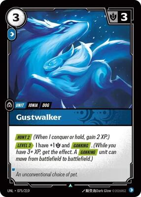 Riftbound: League of Legends Trading Card Game - Unleashed - Gustwalker - Uncommon - Foil