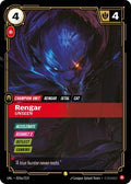Riftbound: League of Legends Trading Card Game - Unleashed - Rengar - Unseen (Alternate Art) - Showcase - Foil