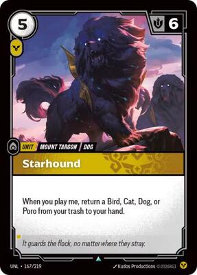 Riftbound: League of Legends Trading Card Game - Unleashed - Starhound - Uncommon - Normal