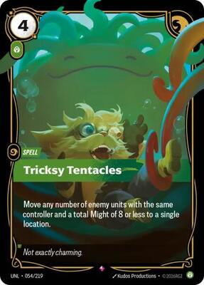 Riftbound: League of Legends Trading Card Game - Unleashed - Tricksy Tentacles - Rare - Foil
