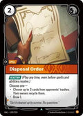 Riftbound: League of Legends Trading Card Game - Unleashed - Disposal Order - Uncommon - Normal