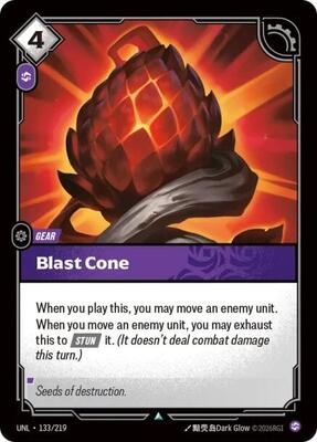 Riftbound: League of Legends Trading Card Game - Unleashed - Blast Cone - Uncommon - Normal