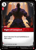 Riftbound: League of Legends Trading Card Game - Unleashed - Right of Conquest - Uncommon - Normal