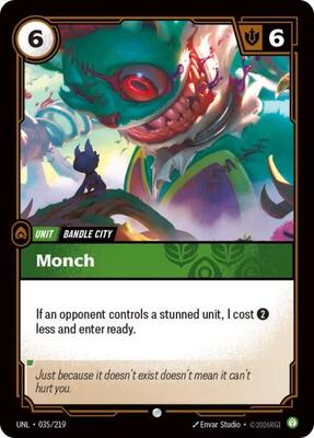 Riftbound: League of Legends Trading Card Game - Unleashed - Monch - Common - Normal
