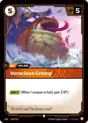 Riftbound: League of Legends Trading Card Game - Unleashed - Voracious Gromp - Common - Normal