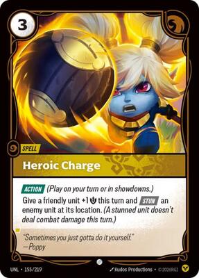 Riftbound: League of Legends Trading Card Game - Unleashed - Heroic Charge - Common - Normal