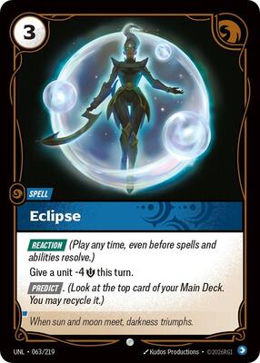 Riftbound: League of Legends Trading Card Game - Unleashed - Eclipse - Common - Normal
