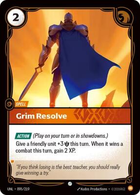 Riftbound: League of Legends Trading Card Game - Unleashed - Grim Resolve - Common - Normal