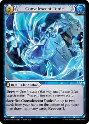 Grand Archive TCG - Radiant Origins: Pantheon - Convalescent Tonic - 154 - Normal