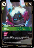 Riftbound: League of Legends Trading Card Game - Unleashed - Vex - Mocking (Alternate Art) - 055a/219 - Showcase - Foil