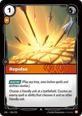 Riftbound: League of Legends Trading Card Game - Unleashed - Repulse - Uncommon - Foil