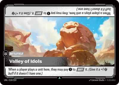 Riftbound: League of Legends Trading Card Game - Unleashed - Valley of Idols - Uncommon – 218/219 - Normal