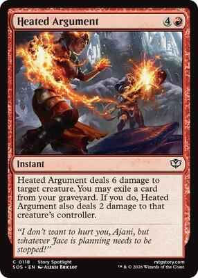 Magic: The Gathering - Secrets of Strixhaven - Heated Argument - Common – 118 - Foil