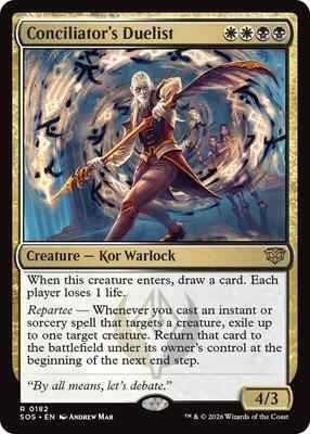 Magic: The Gathering - Secrets of Strixhaven - Conciliator's Duelist - Rare – 182 - Normal