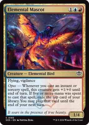 Magic: The Gathering - Secrets of Strixhaven - Elemental Mascot  - 185 - Normal