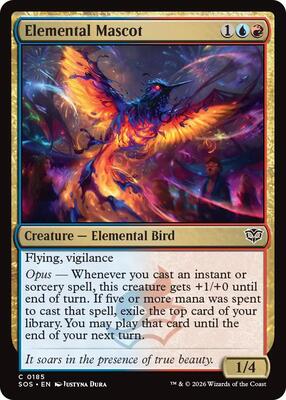 Magic: The Gathering - Secrets of Strixhaven - Elemental Mascot - Common - Normal