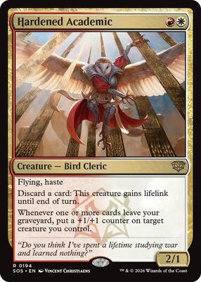Magic: The Gathering - Secrets of Strixhaven - Hardened Academic - Rare - Foil