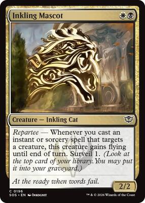Magic: The Gathering - Secrets of Strixhaven - Inkling Mascot - Common - Foil