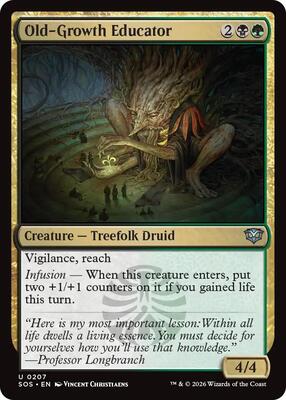 Magic: The Gathering - Secrets of Strixhaven - Old-Growth Educator - Uncommon - Normal