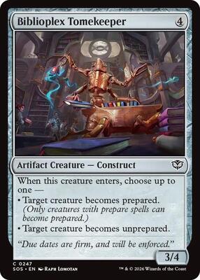 Magic: The Gathering - Secrets of Strixhaven - Biblioplex Tomekeeper - Common - Normal