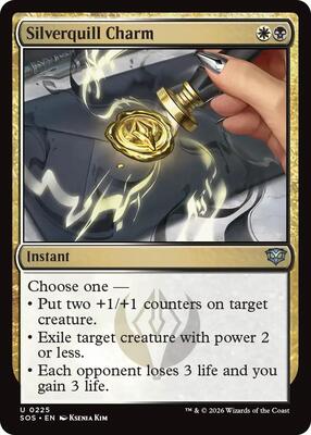 Magic: The Gathering - Secrets of Strixhaven - Silverquill Charm - Uncommon - Normal