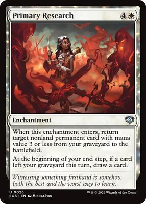Magic: The Gathering - Secrets of Strixhaven - Primary Research - Uncommon - Foil