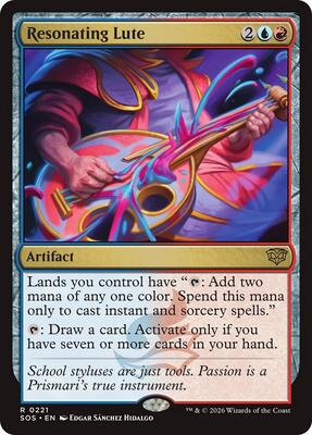 Magic: The Gathering - Secrets of Strixhaven - Resonating Lute - Rare - Normal