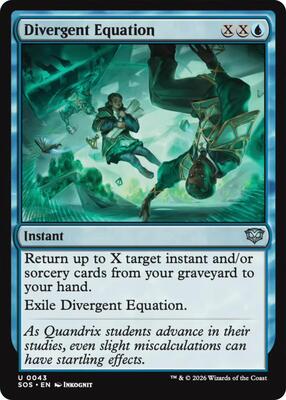 Magic: The Gathering - Secrets of Strixhaven - Divergent Equation - Uncommon - Normal