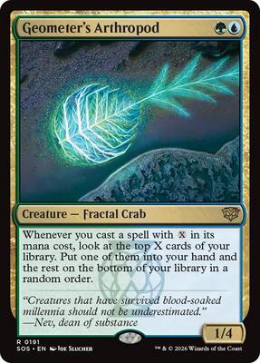 Magic: The Gathering - Secrets of Strixhaven - Geometer's Arthropod - Rare - Normal