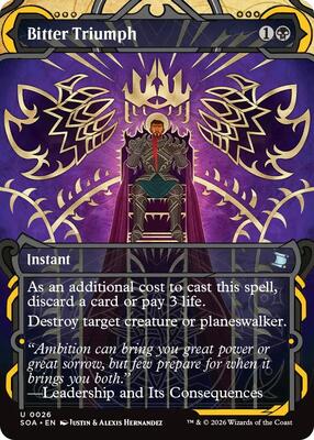 Magic: The Gathering - Secrets of Strixhaven: Mystical Archive - Bitter Triumph - Uncommon - Normal