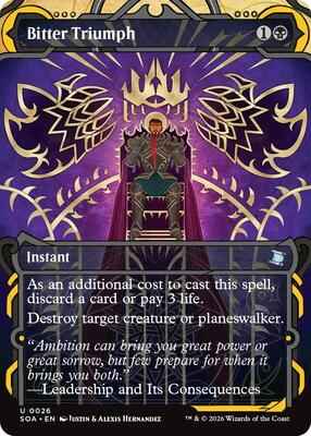 Magic: The Gathering - Secrets of Strixhaven: Mystical Archive - Bitter Triumph  - 26 - Normal