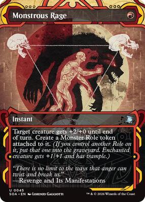 Magic: The Gathering - Secrets of Strixhaven: Mystical Archive - Monstrous Rage - Uncommon - Normal