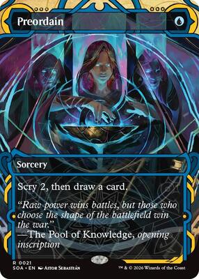 Magic: The Gathering - Secrets of Strixhaven: Mystical Archive - Preordain - Rare - Normal