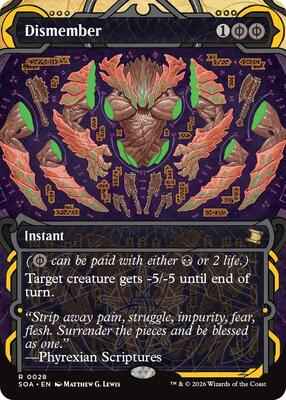 Magic: The Gathering - Secrets of Strixhaven: Mystical Archive - Dismember  - 28 - Normal