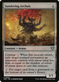 Magic: The Gathering - Secrets of Strixhaven - Sundering Archaic - Uncommon - Normal