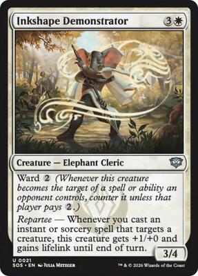 Magic: The Gathering - Secrets of Strixhaven - Inkshape Demonstrator - Uncommon - Normal