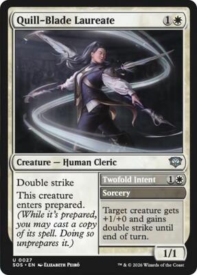 Magic: The Gathering - Secrets of Strixhaven - Quill-Blade Laureate - Uncommon - Normal