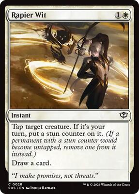 Magic: The Gathering - Secrets of Strixhaven - Rapier Wit - Common - Normal