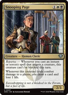 Magic: The Gathering - Secrets of Strixhaven - Snooping Page - Uncommon - Normal