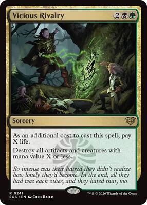 Magic: The Gathering - Secrets of Strixhaven - Vicious Rivalry - Rare – 241 - Foil