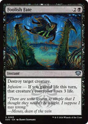 Magic: The Gathering - Secrets of Strixhaven - Foolish Fate - Uncommon - Foil