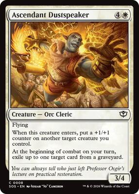 Magic: The Gathering - Secrets of Strixhaven - Ascendant Dustspeaker - Common - Foil