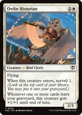 Magic: The Gathering - Secrets of Strixhaven - Owlin Historian - Common - Normal