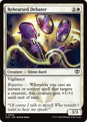 Magic: The Gathering - Secrets of Strixhaven - Rehearsed Debater - Common - Normal