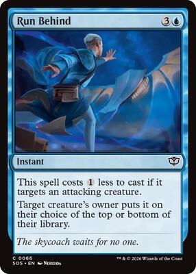 Magic: The Gathering - Secrets of Strixhaven - Run Behind - Common - Normal